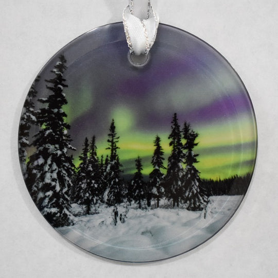 Aurora Glass Ornament
