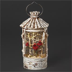 Fancy Globes, lights, figurine