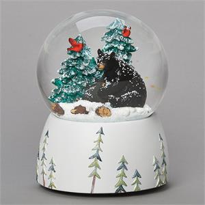 Fancy Globes, lights, figurine