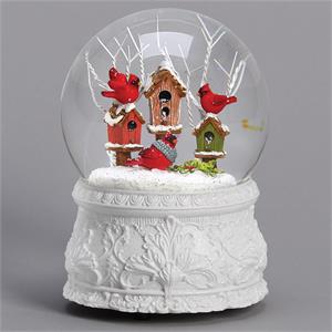 Fancy Globes, lights, figurine