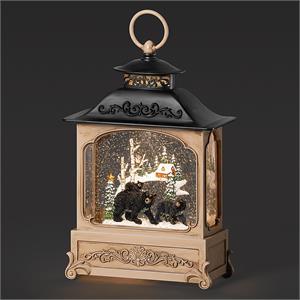 Fancy Globes, lights, figurine