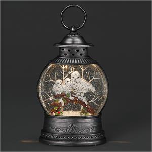 Fancy Globes, lights, figurine