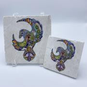 Earth art Marble coasters