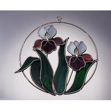 Load image into Gallery viewer, Iris  Stained Glass