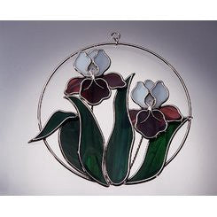 Iris  Stained Glass