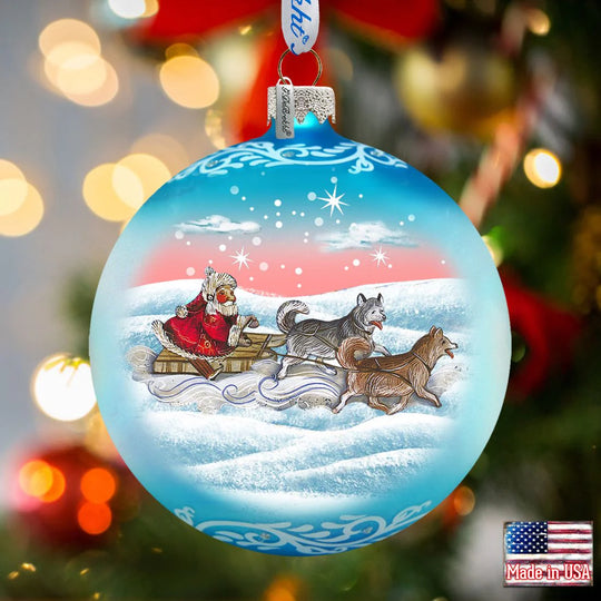 Mercury Glass Alaskan ornament