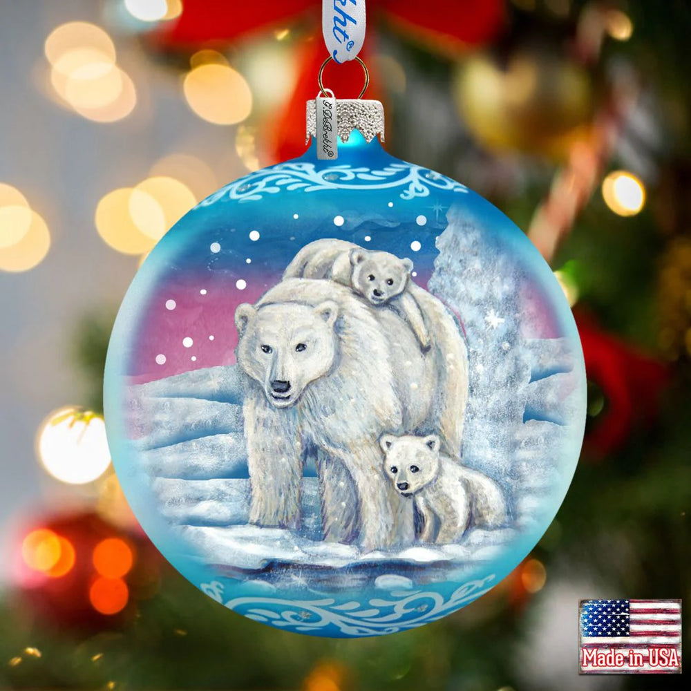 Mercury Glass Alaskan ornament