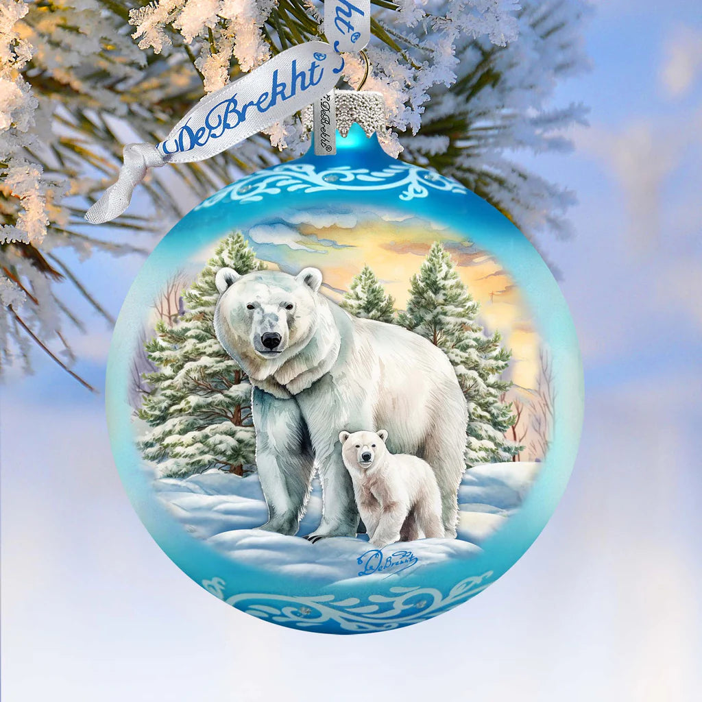 Mercury Glass Alaskan ornament