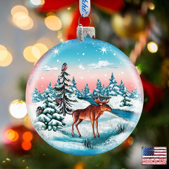 Mercury Glass Alaskan ornament