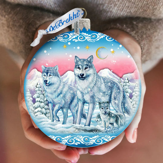 Mercury Glass Alaskan ornament