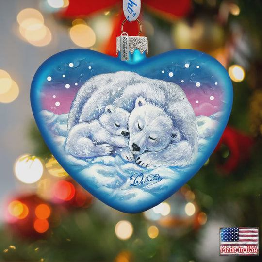Mercury Glass Alaskan ornament