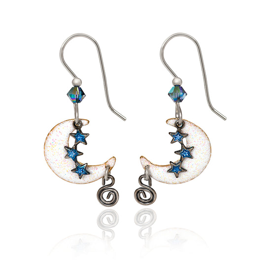 Silver Forest Earrings: Shiny Gold Collection