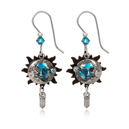 Silver Forest Earrings: Shiny Gold Collection