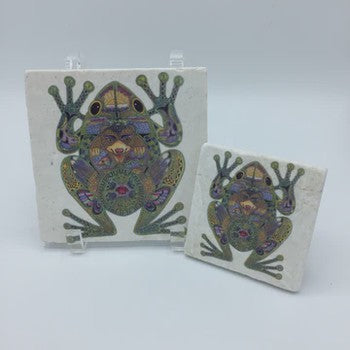 Earth art Marble coasters