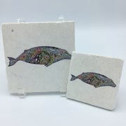 Earth art Marble coasters