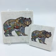 Earth art Marble coasters