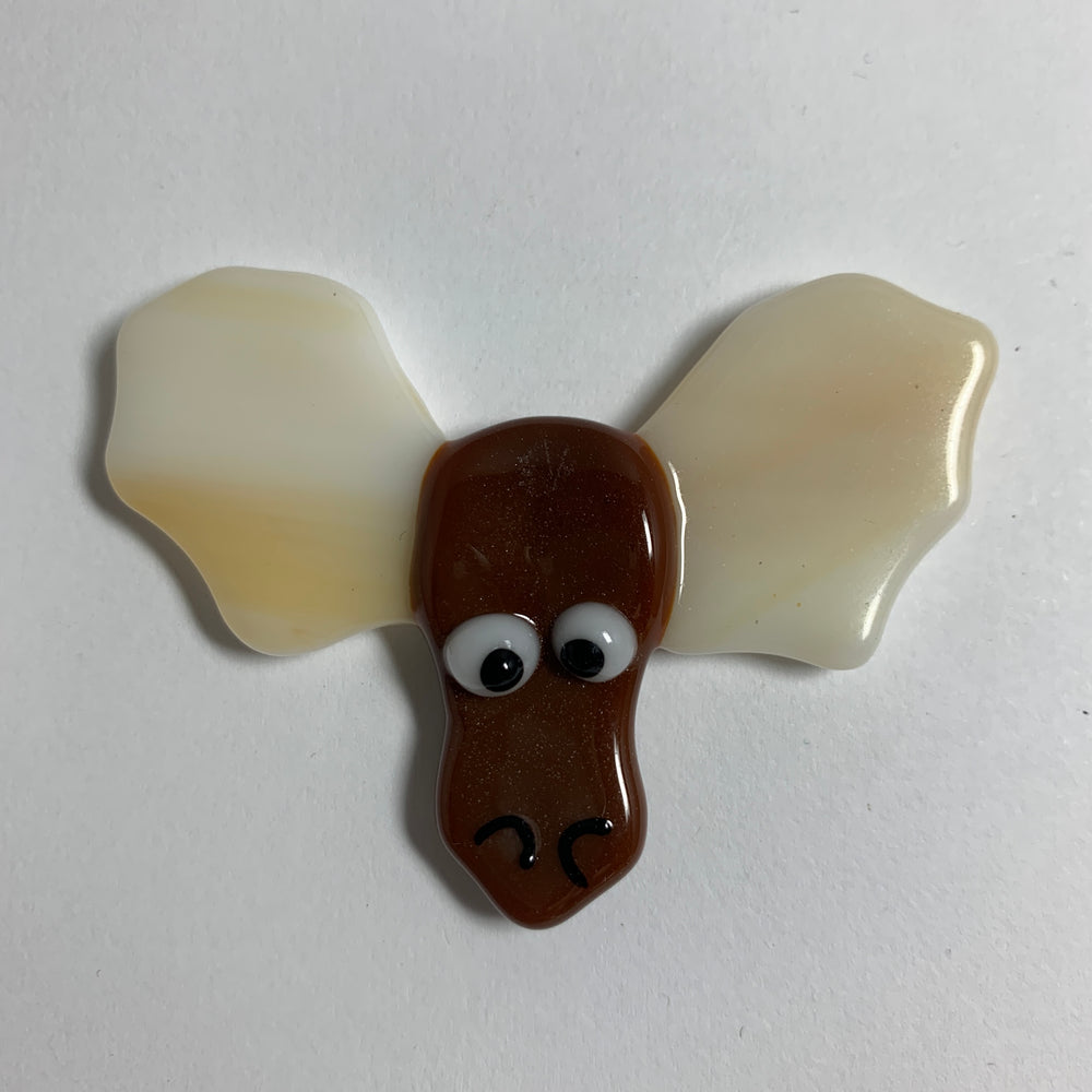 Fun Fused Glass Animal Magnet
