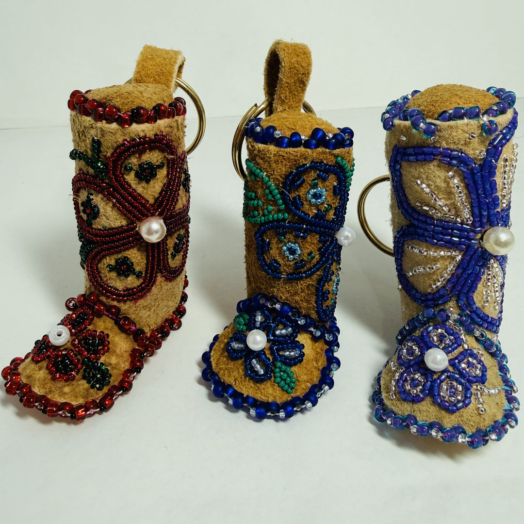 Native beaded earrings & ornaments
