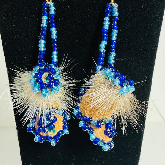 Native beaded earrings & ornaments