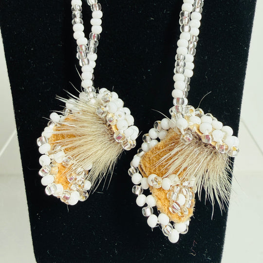Native beaded earrings & ornaments