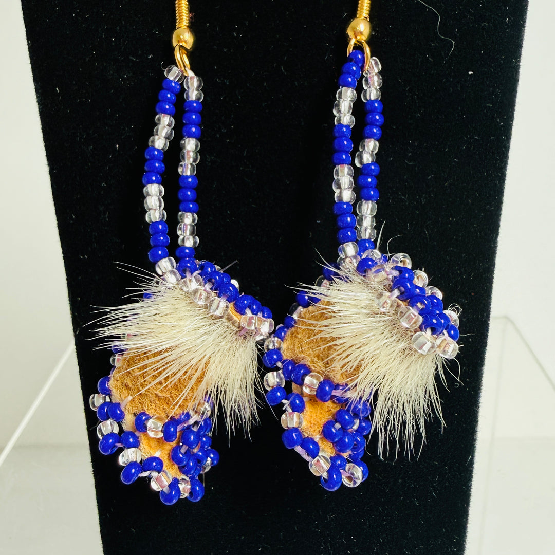 Native beaded earrings & ornaments