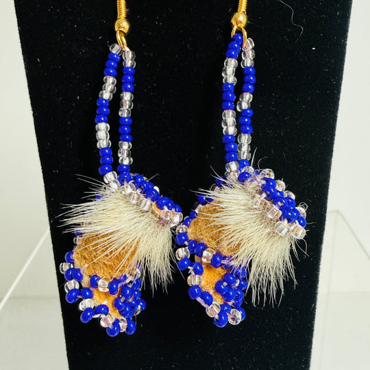 Native beaded earrings & ornaments