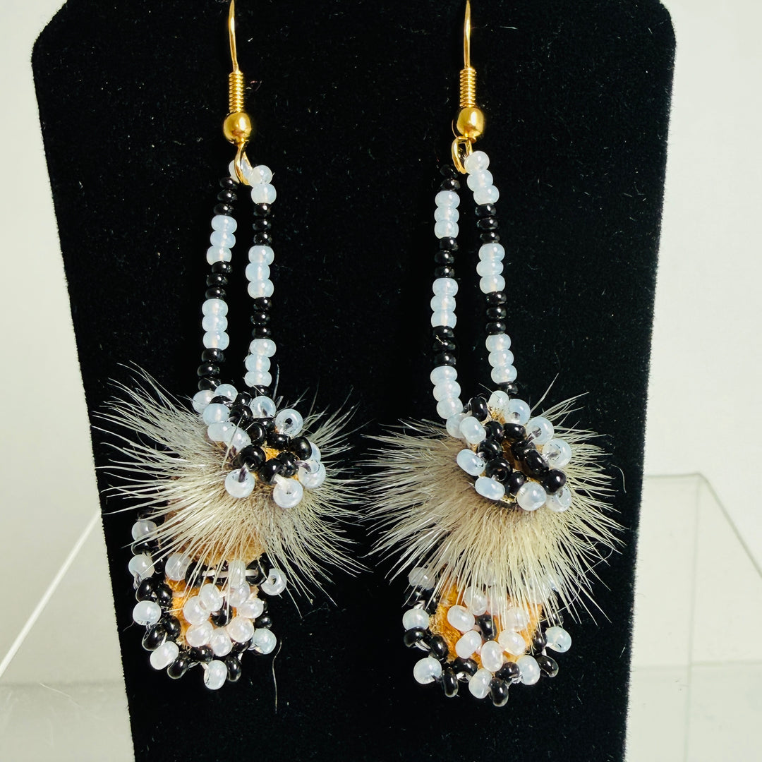 Native beaded earrings & ornaments