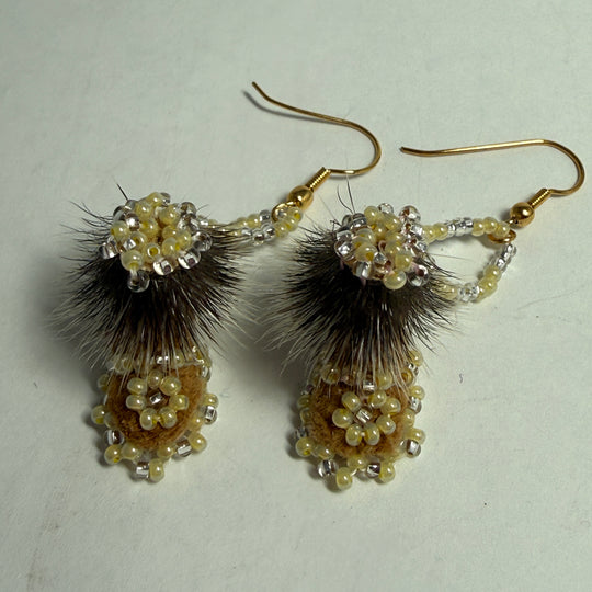 Native beaded earrings & ornaments