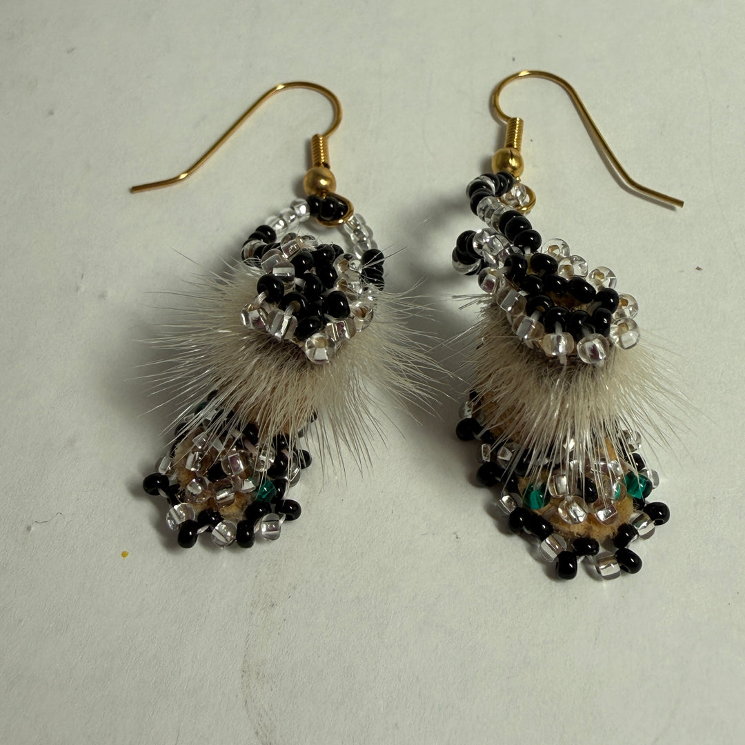 Native beaded earrings & ornaments