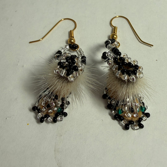 Native beaded earrings & ornaments