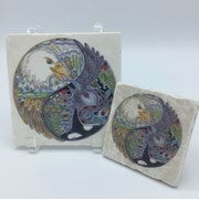 Earth art Marble coasters