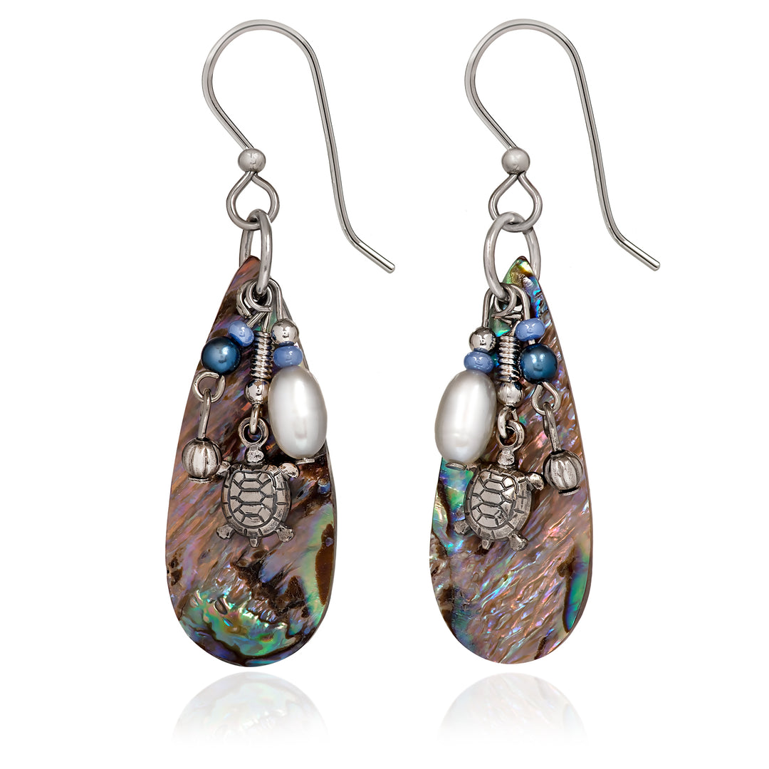 Silver Forest Earrings: Shiny Gold Collection