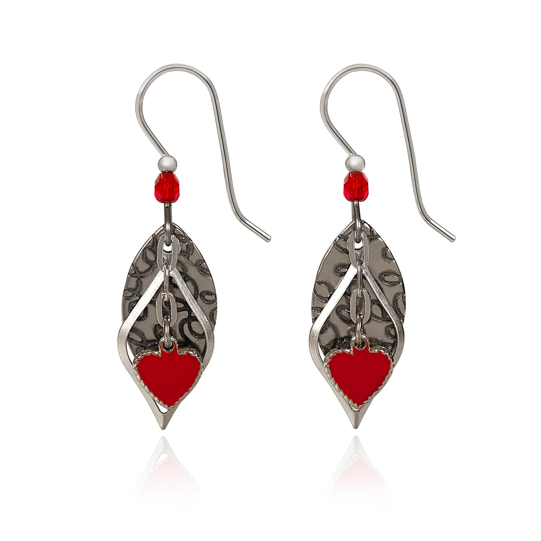 Silver Forest Earrings: Shiny Gold Collection