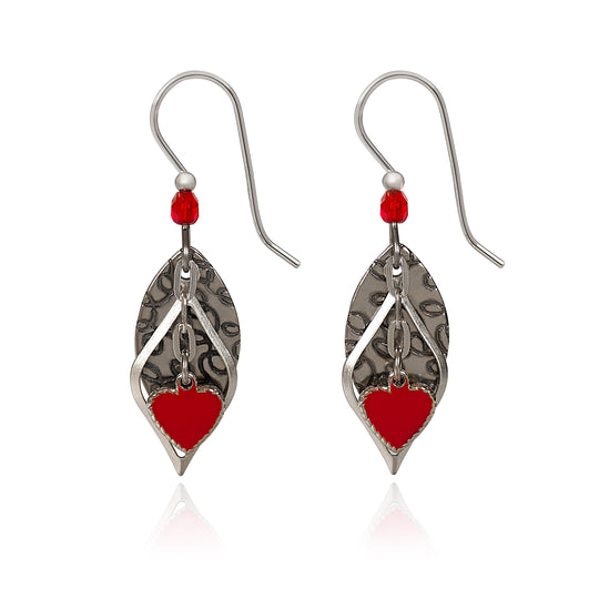 Silver Forest Earrings: Shiny Gold Collection