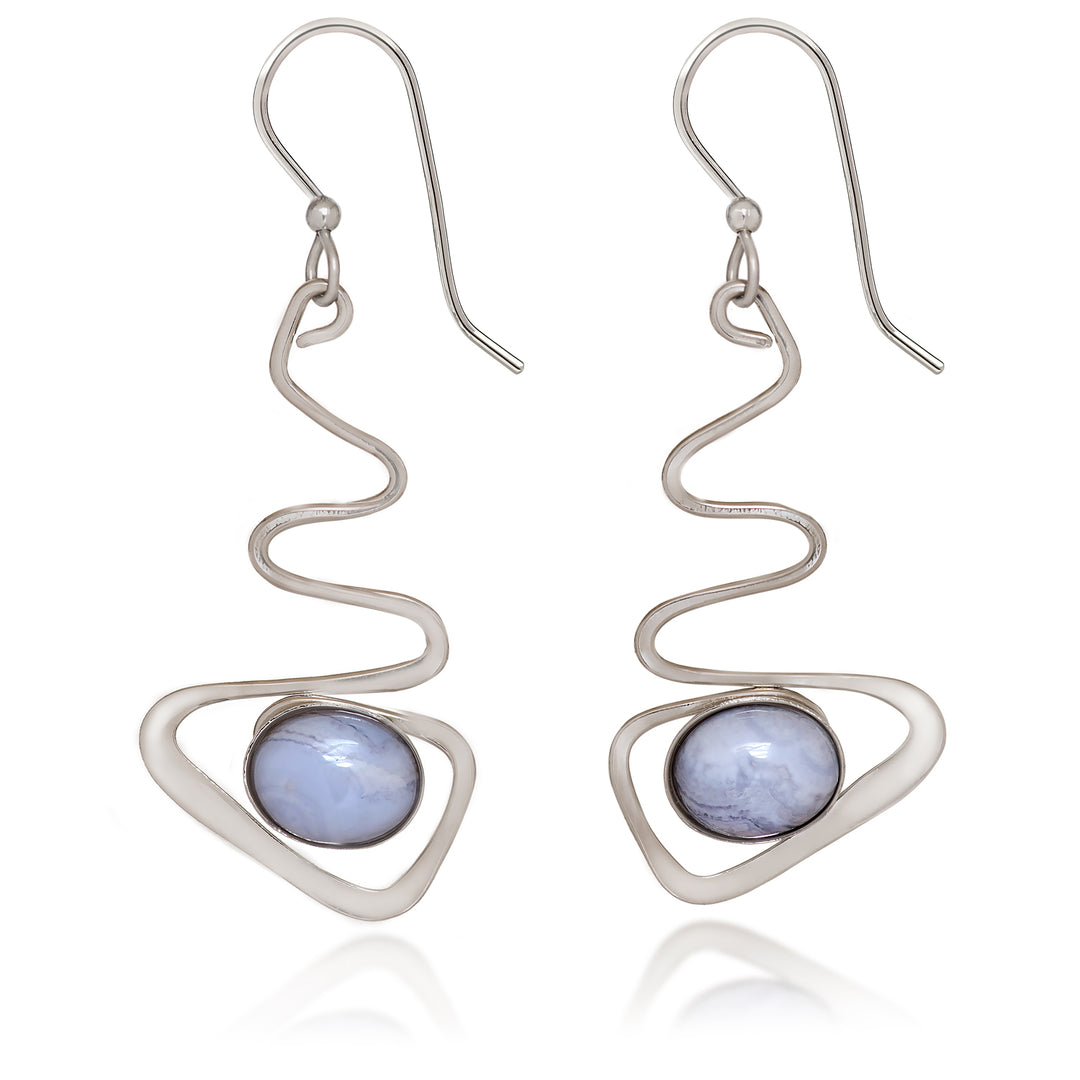 Silver Forest Earrings: Mixed Metal Collection