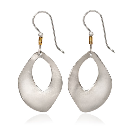 Silver Forest Earrings: Shiny Gold Collection