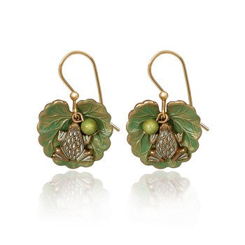 Silver Forest Earrings: Mixed Metal