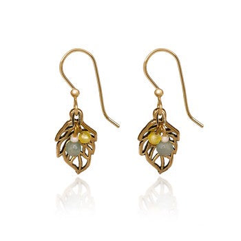 Silver Forest Earrings: Mixed Metal