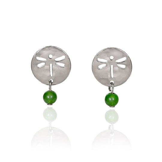 Silver Forest Earrings: Mixed Metal