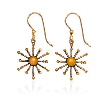 Silver Forest Earrings: Mixed Metal