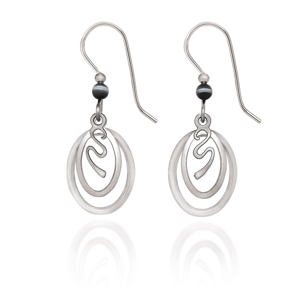 Silver Forest Earrings: Shiny Gold Collection