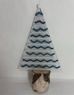 Fused Glass Tree w/Birch