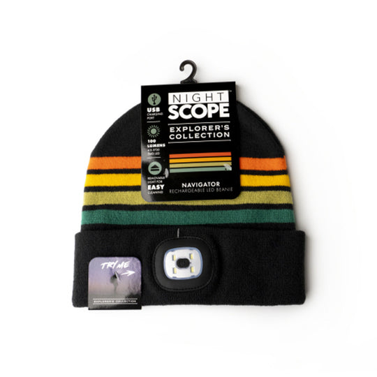 Men's and Women's LED Night Scout Knit Beanies