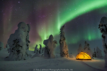 Alaskan Aurora Prints on metal