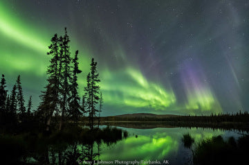 Alaskan Aurora Prints on metal