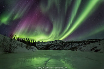 Alaskan Aurora Prints on metal