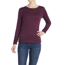 Load image into Gallery viewer, Coco &amp; Carmen Scrunch Sleeve Crew Neck Tees