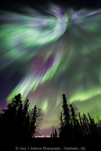 Load image into Gallery viewer, Alaskan Aurora Prints on metal