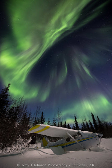 Alaskan Aurora Prints on metal