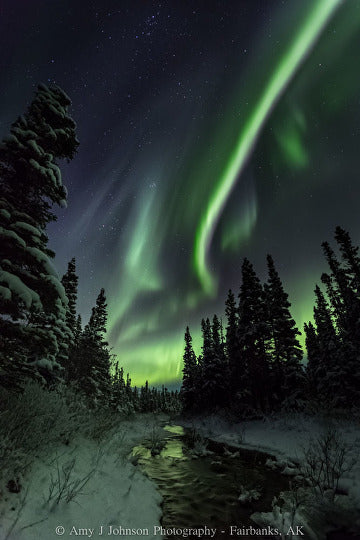 Alaskan Aurora Prints on metal